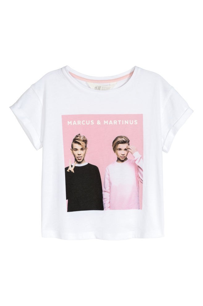 

Футболка H&M 98-104 см Белая