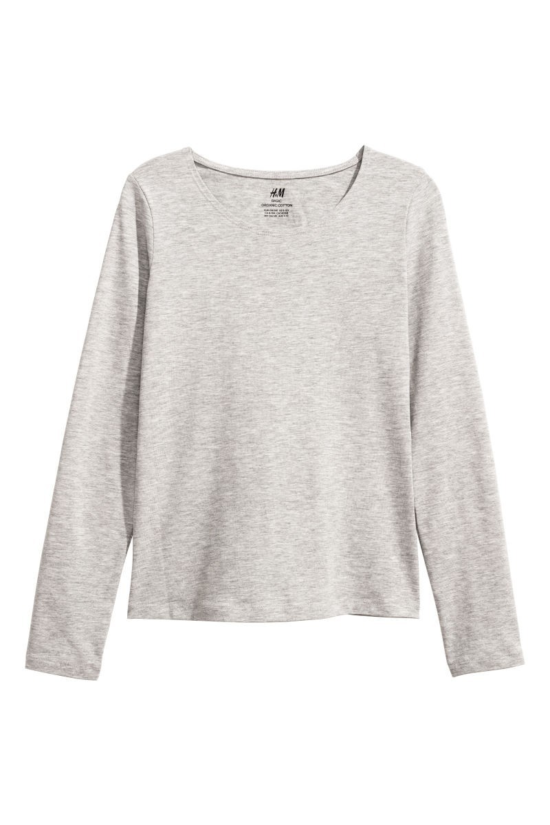 

Футболка с длинными рукавами H&M 146-152 см Серая