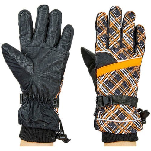

Перчатки горнолыжные женские B-7702 FDSO L/XL Черно-оранжевый