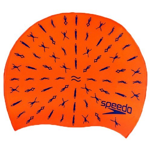 

Шапочка для плавания детская Slogan Print Speedo Красный (60443008)