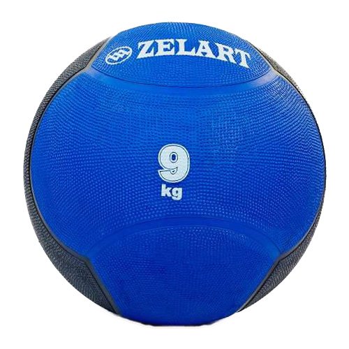 

Медбол FI-5121 Zelart 9кг Сине-черный (56363028)