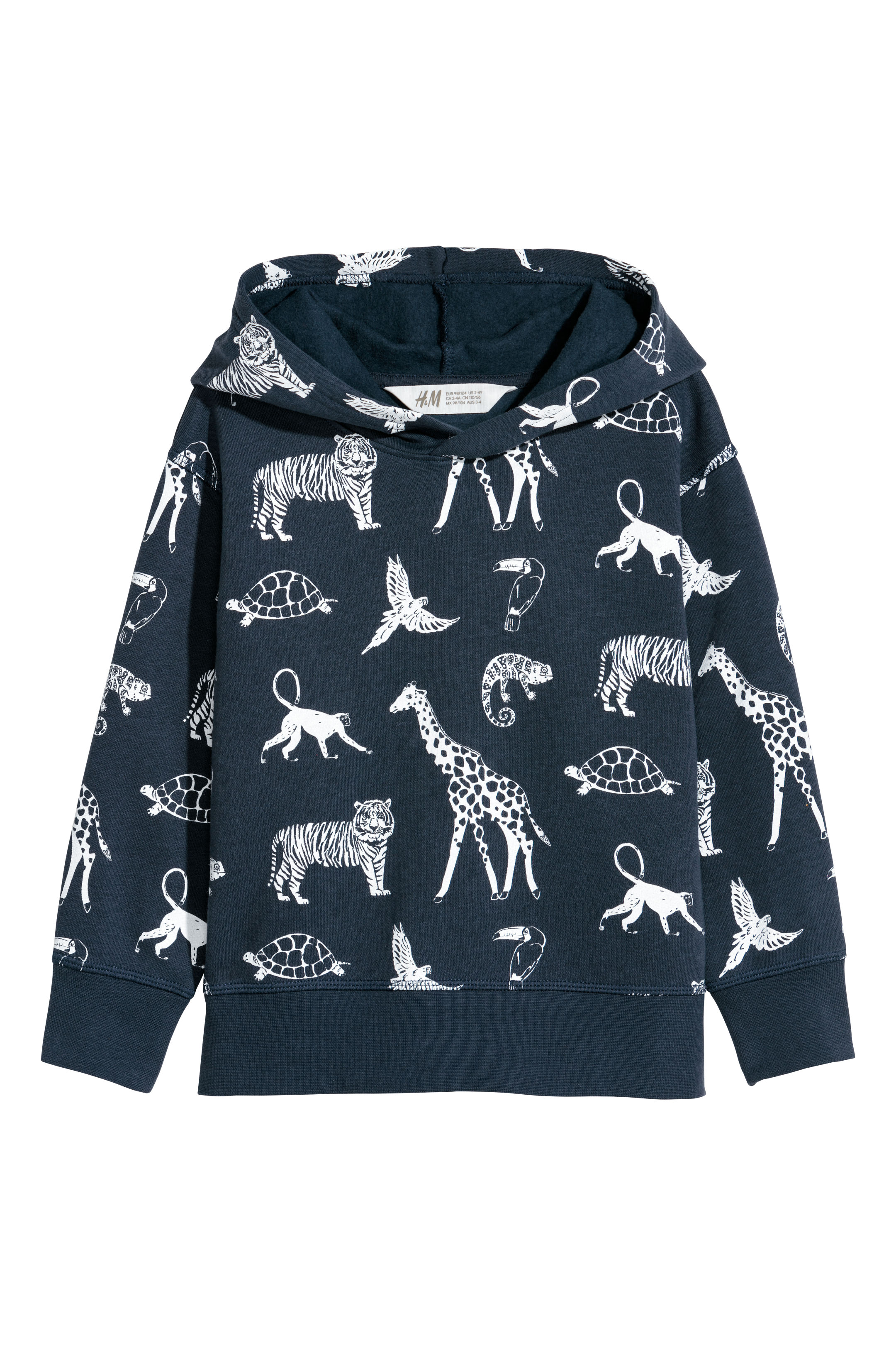 

Толстовка H&M 110-116 размер синяя 0575530002