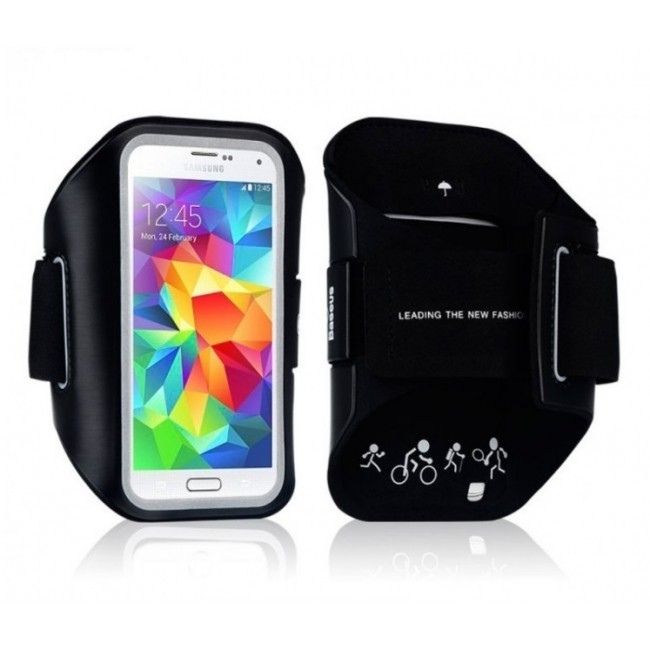 

Спортивный чехол на руку BASEUS ARMBAND 140X70X10мм Черный