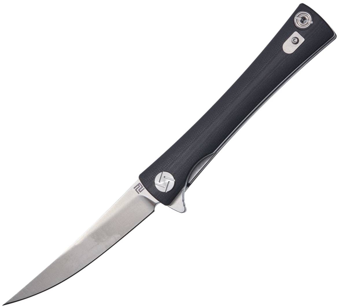 

Нож Artisan Cutlery Waistline SW, D2, G10 Polished Black (27980138)