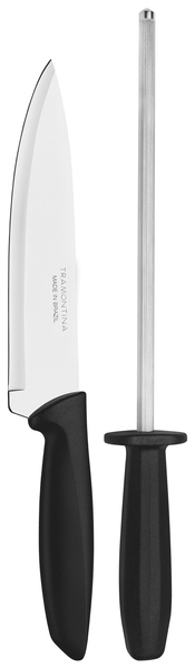 Акція на Набор ножей Tramontina Plenus из 2 предметов (23498/011) від Rozetka UA