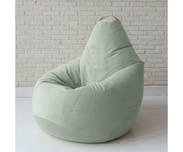 

Кресло-груша велюр светло-серый KatyPuf XL 125x90