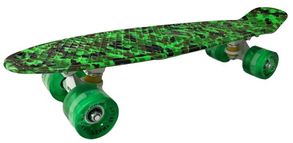 

Пенни Борд Penny Board Zippy со светящимися колесами Камуфляж 54 см (zpl32-6)