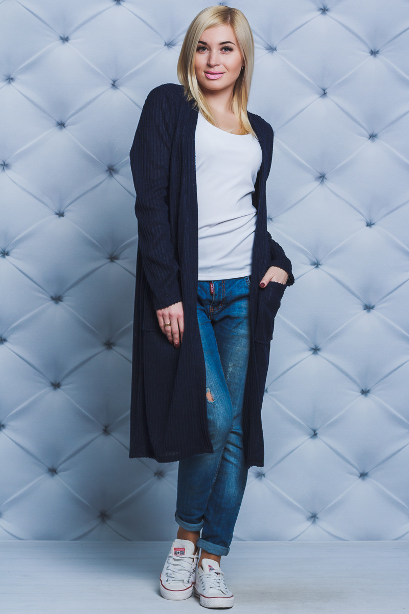 

Кардиган Versal 01839/3 48-52 Темно-синий