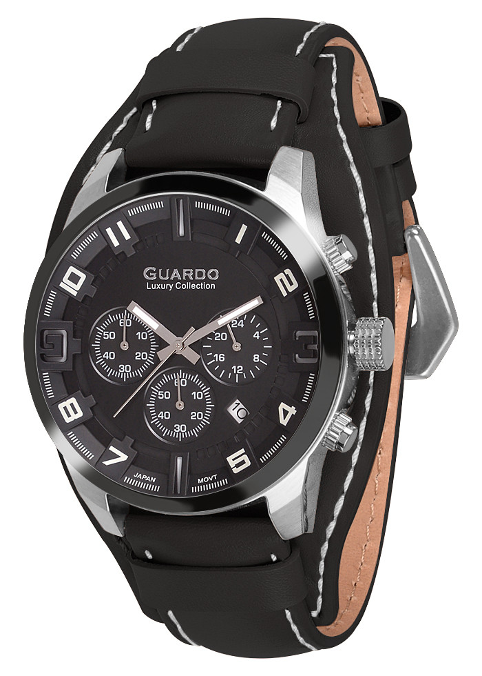 

Часы мужские Guardo S1740-3 черные