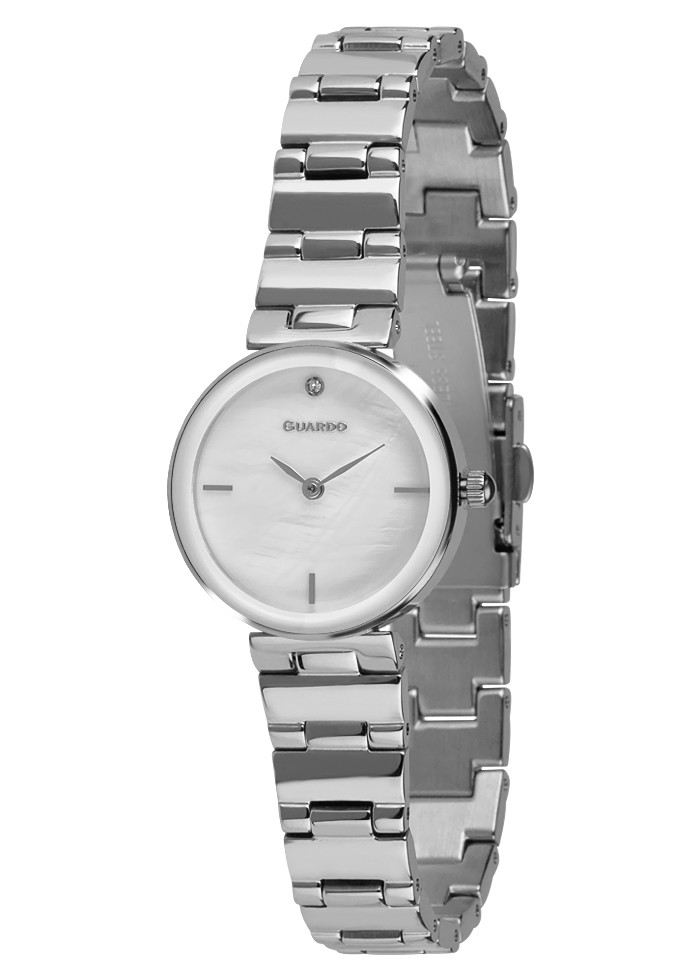 

Часы женские Guardo T01070-3 серебряные