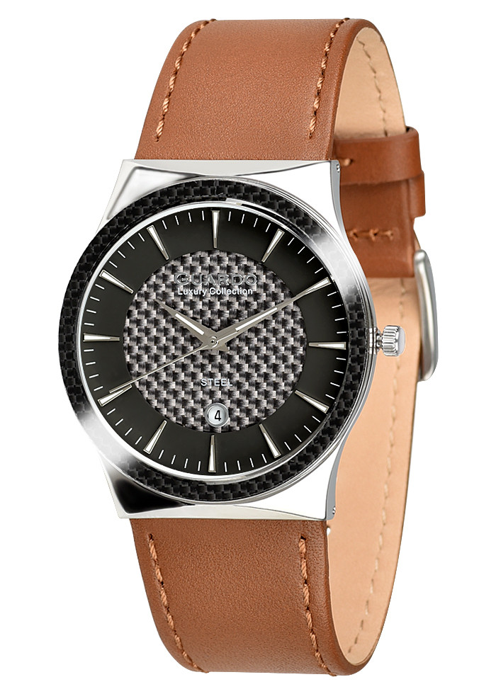 

Часы женские Guardo S3186-1 серебряные