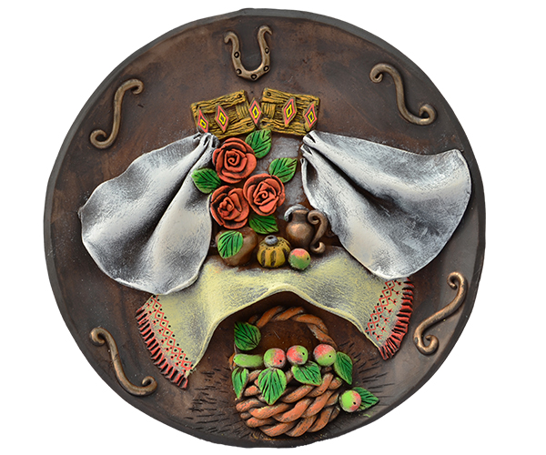 

Картина - панно SouveniRainbow Стол, рушник, паляниця d -27 см.(45- 2)