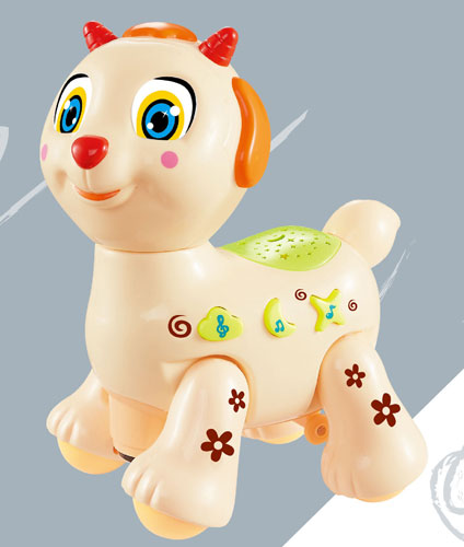 

Игрушка Музыкальная Овечка D Jin Shang Lu бежевая 8836