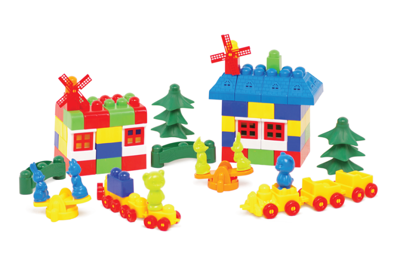 

Детский конструктор Colorplast "Мастер Блок" №11 1-056 121 дет.