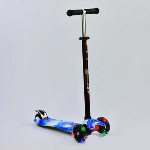

Самокат трехколесный Best Scooter Maxi 779-1307 (А 24658) Колеса PU светятся Море