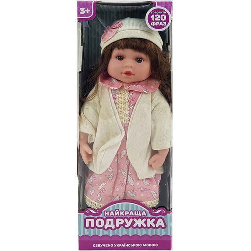 

Кукла говорящая PL519-1601N-3 мягконабивная Музыкальная озвучена на украинском знает 120 фраз