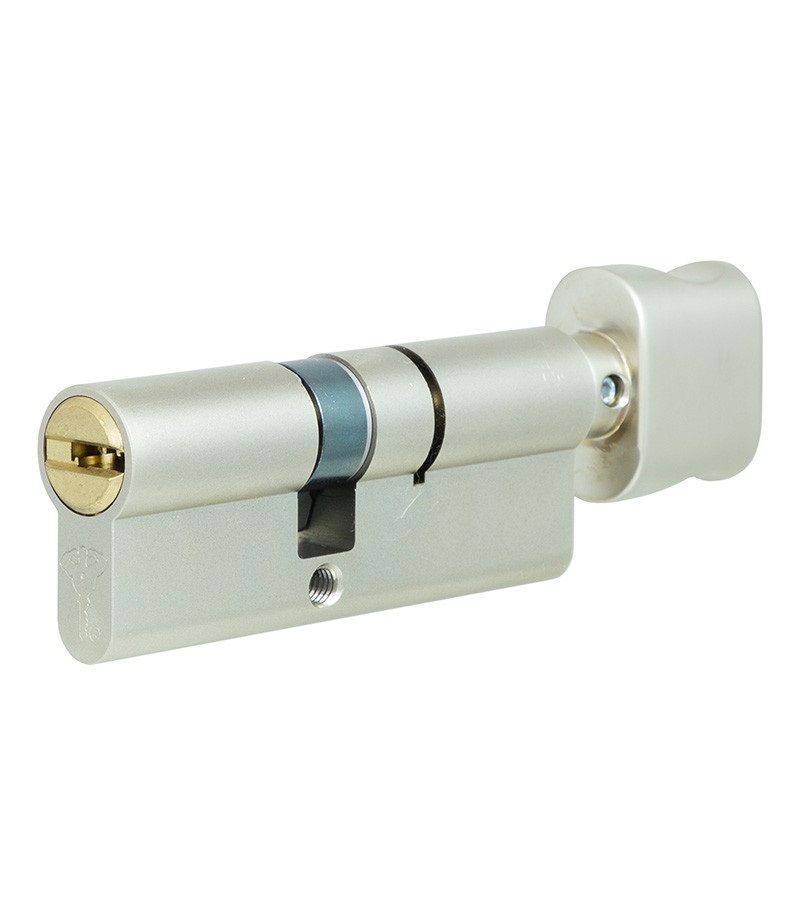 

Цилиндр mul-t-lock INTEGRATOR 90мм (45х45) ключ/тумблер никель-сатин MTL-92101379