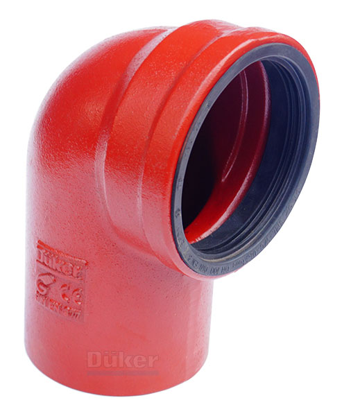 

Чугунное колено для моек Duker SML 90 градусов диаметром 50х40 мм(661744)