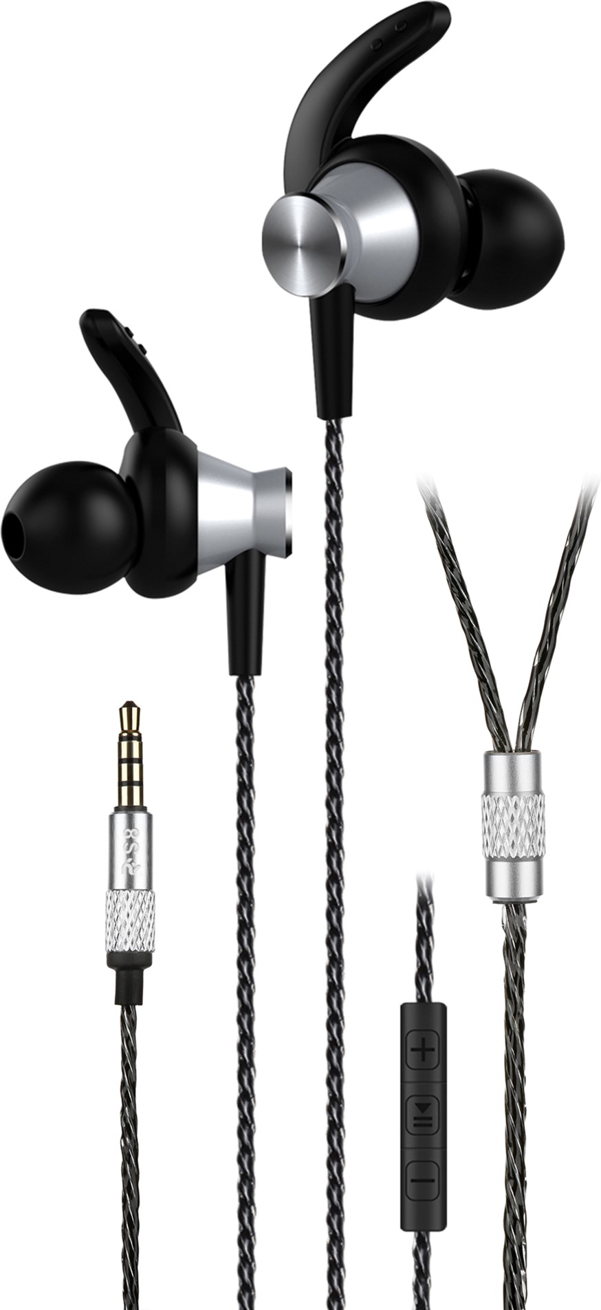 

Наушники 2E S8 Piston Magnet Mic Silver (2E-IES8SL)