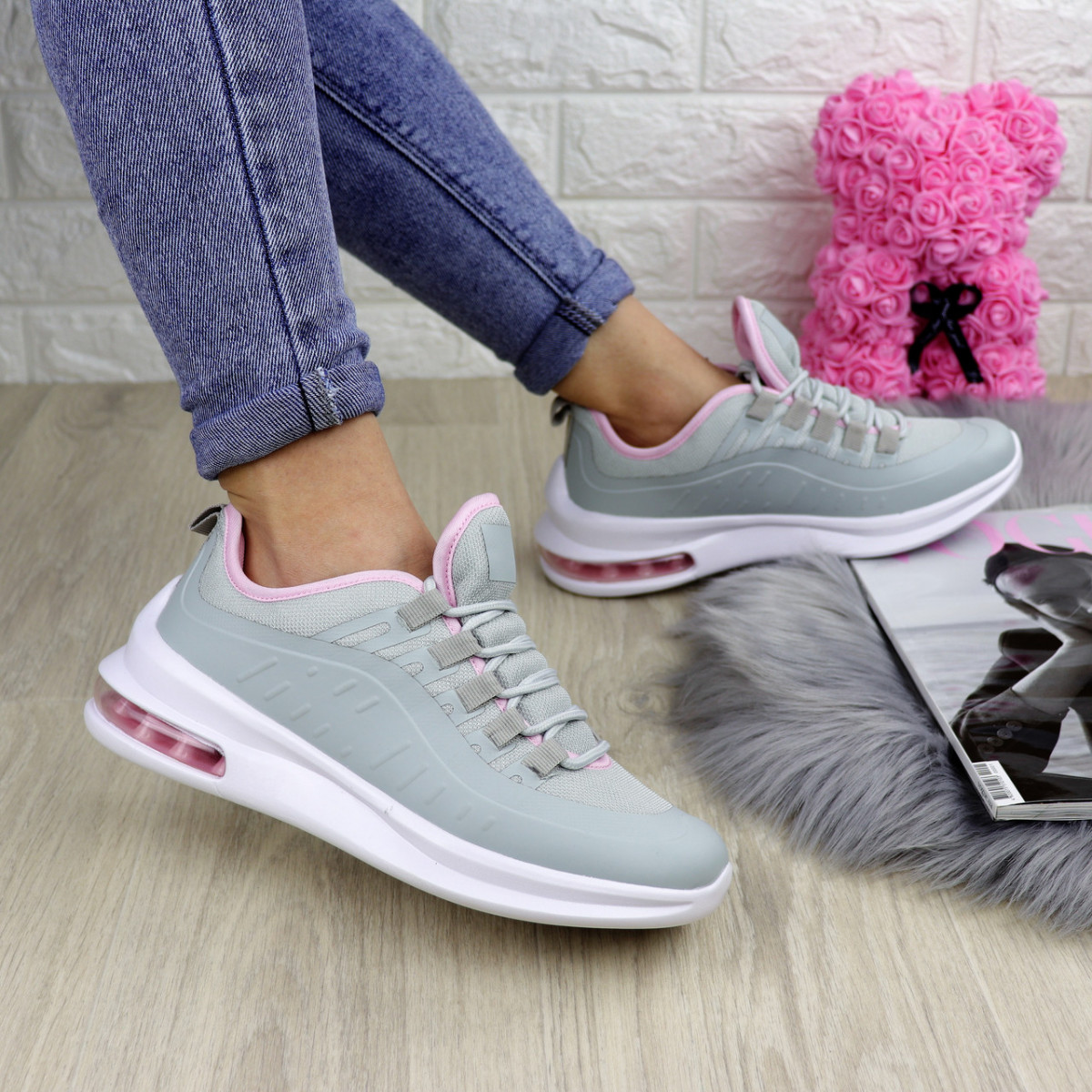 

Кроссовки женские летние Shoes Kato серые 1215 40 р