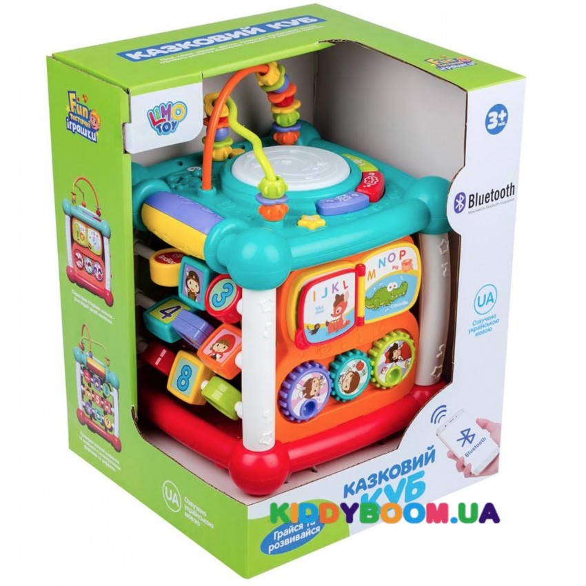 

Интерактивная развивающая игрушка сортер Сказочный Куб Limo toy FT 0004 укр.мова