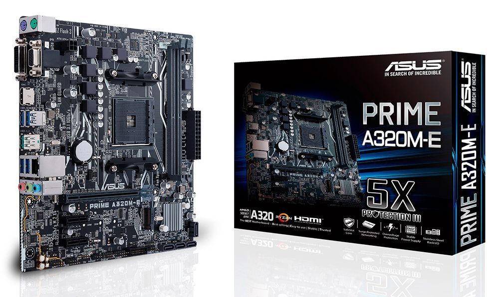 

Материнская плата Asus PRIME A320M-E 90MB0V10-M0EAY0