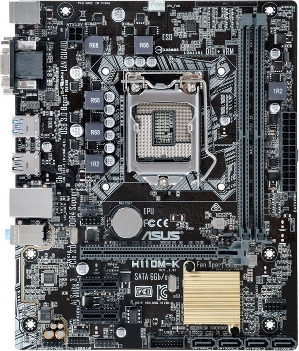 

Материнская плата ASUS H110M-K