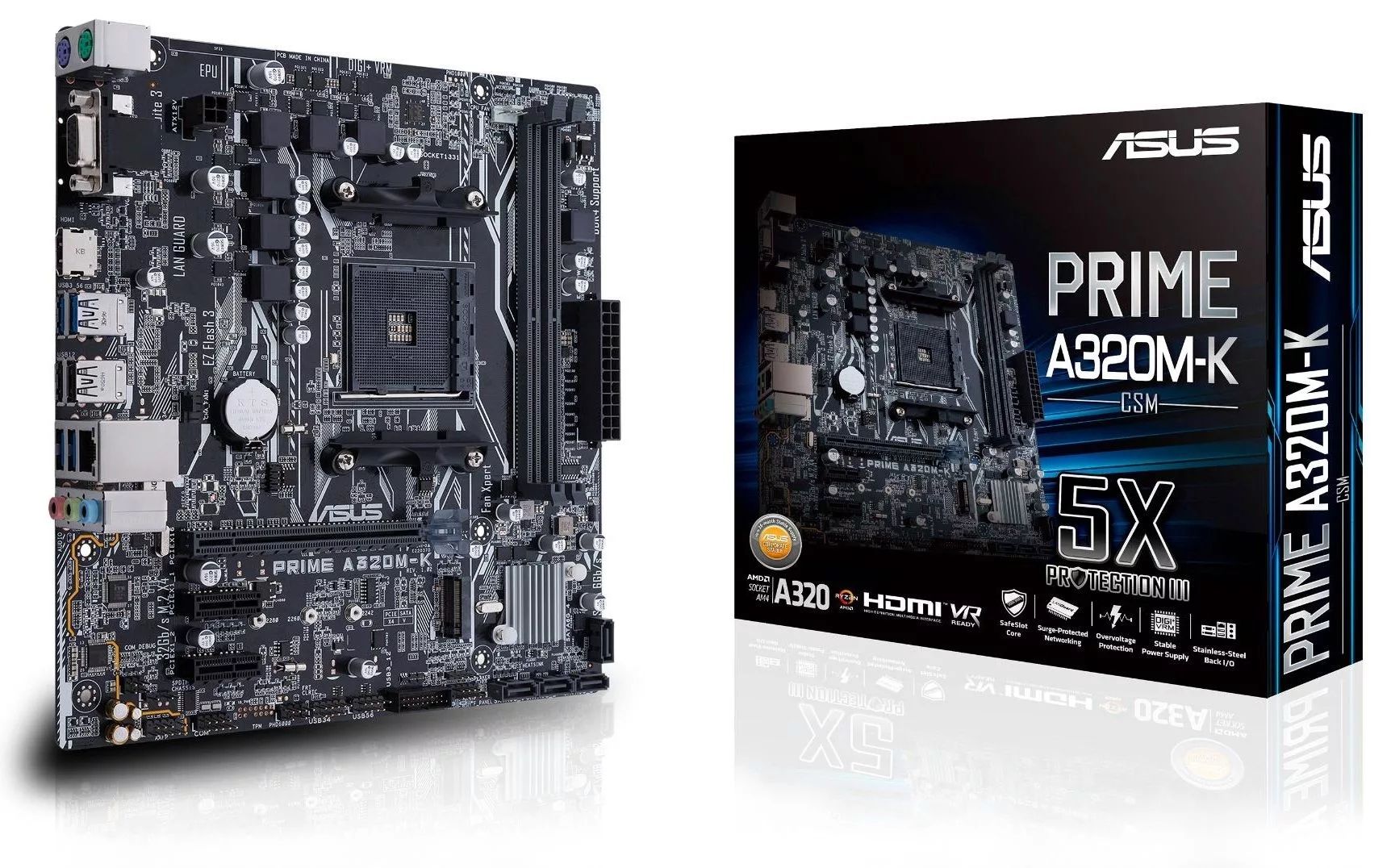 

Материнская плата Asus PRIME A320M-K 90MB0TV0-M0EAY0