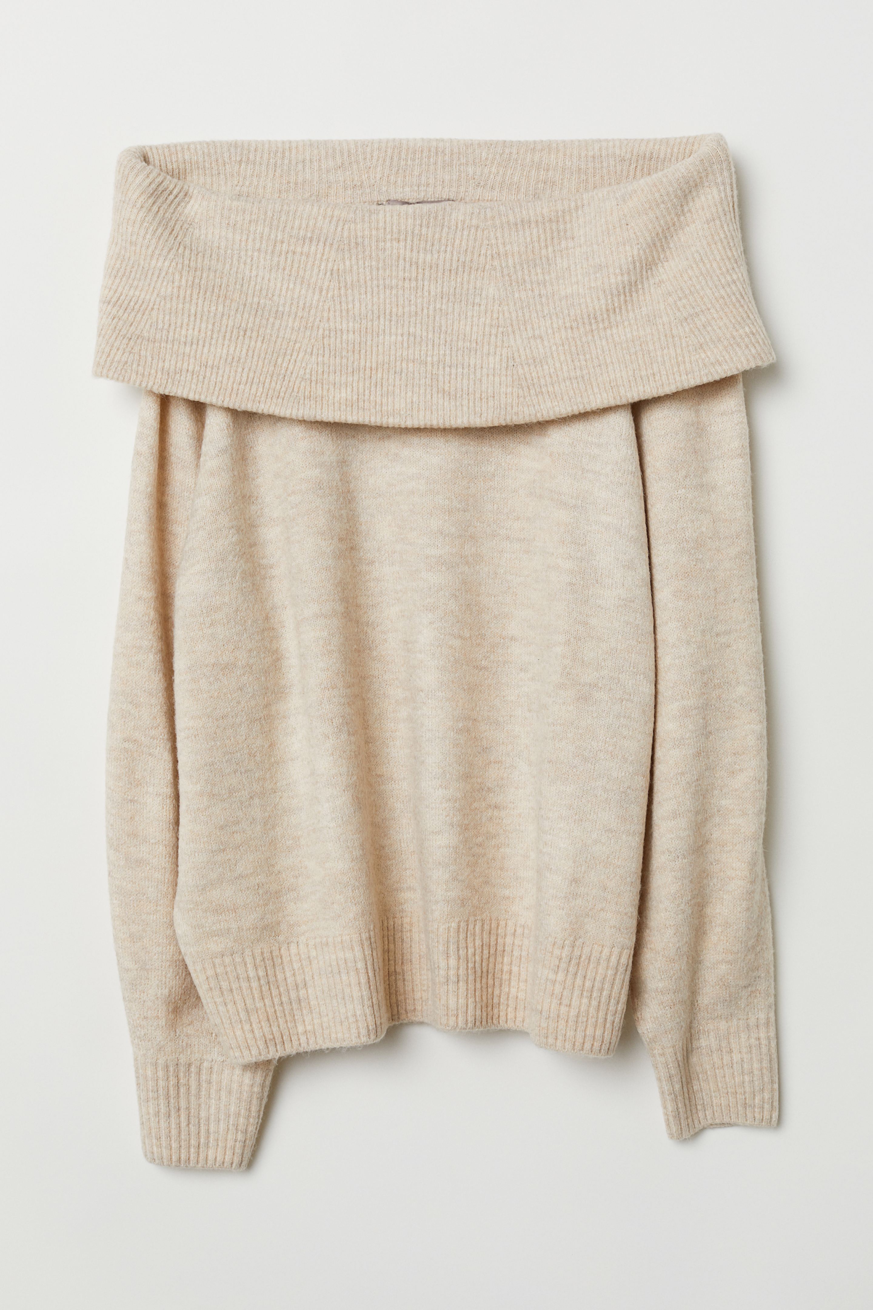 

Джемпер H&M L бежевый 6679858