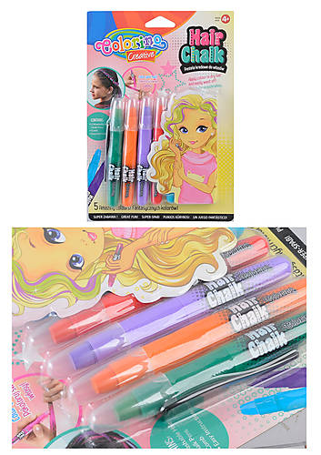 

Карандаши для волос Colorino, 5 стандартных оттенков Colorino (68659PTR)