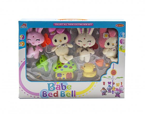 

Музыкальная карусель "Babe Bed Bell: кролики" MEI LIN DA (3004/6/7)