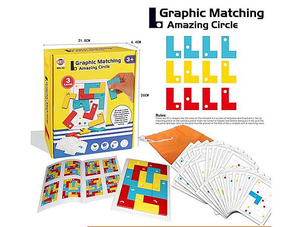 

Игра настольная "Grahoic Matching" Brain Fitness (GT291091)