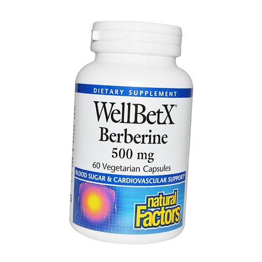 

Берберин, Berberine 500, Natural Factors 60вегкапс (72406003)