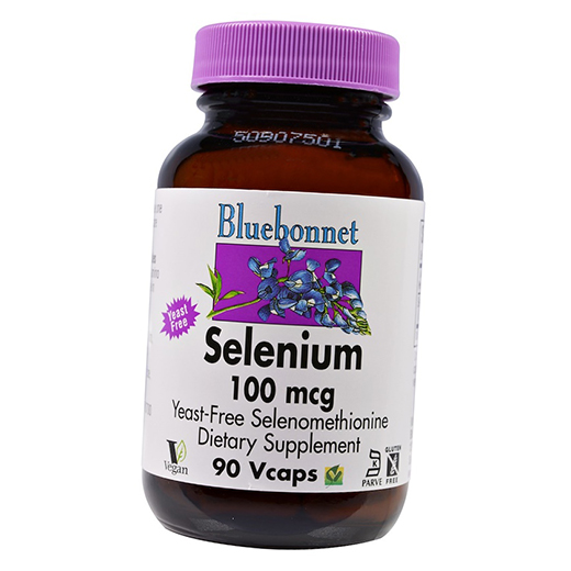 

Селен, Бездрожжевой L-Селенометионин, Selenium 100, Bluebonnet Nutrition 90вегкапс (36393070)