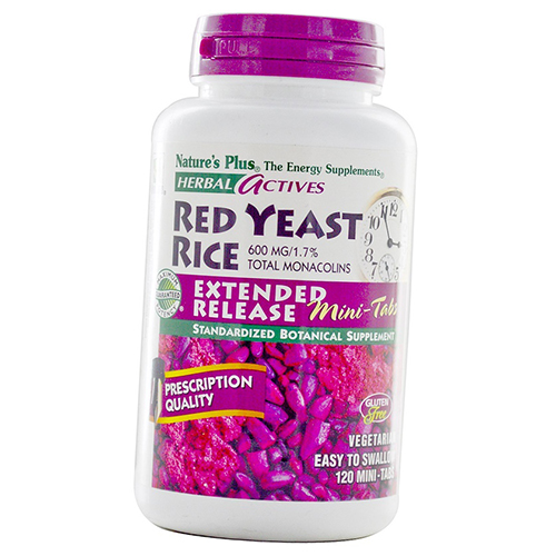 

Red Yeast Rice 600 Mini-Tabs Nature's Plus 120таб (71375012)