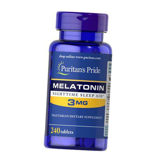 

Мелатонин, Melatonin 3, Puritan's Pride 240таб (72367007)
