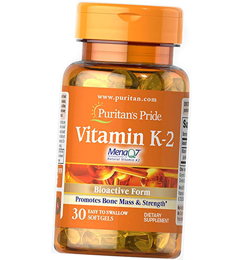 

Витамин К2, Vitamin K-2 50, Puritan's Pride 30гелкапс (36367053)
