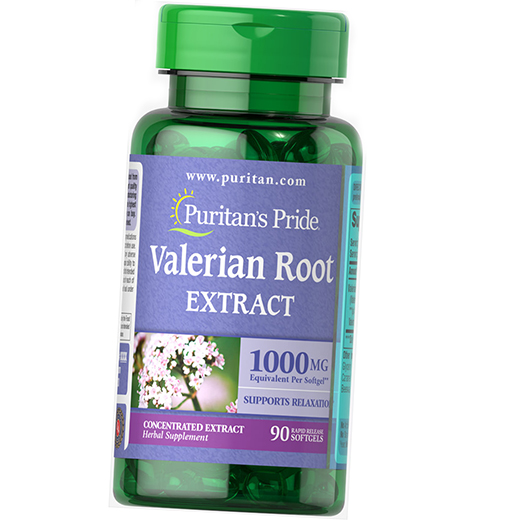 

Валериана, Valerian Root 1000, Puritan's Pride 90гелкапс (71367002)