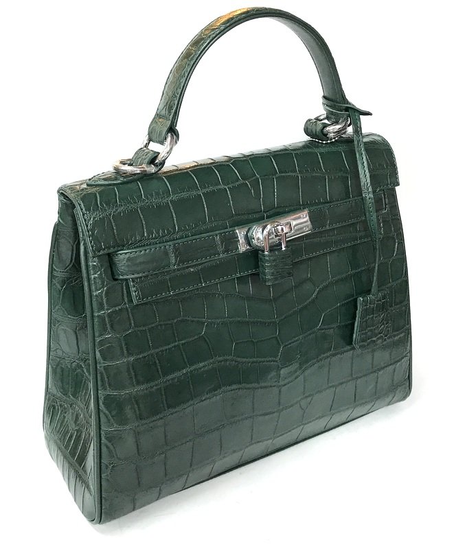 

Сумка из кожи крокодила (BCM 723 Green) зеленый
