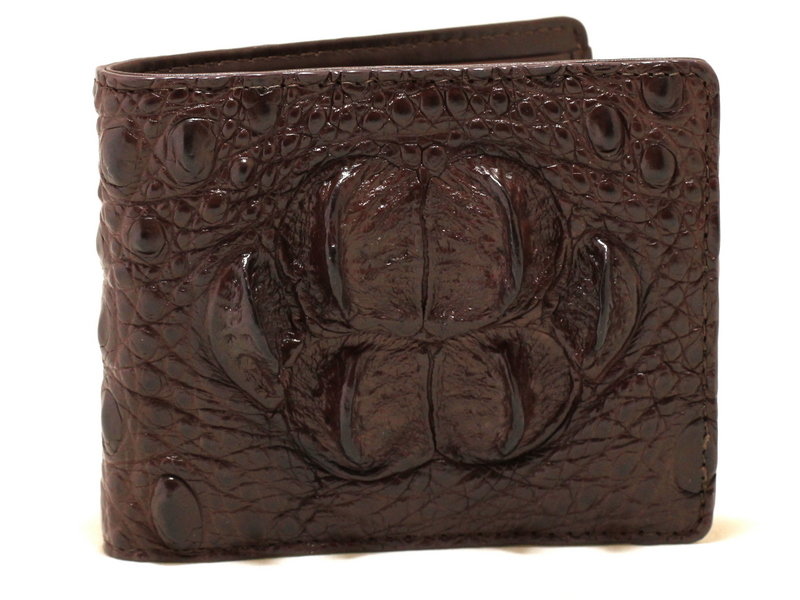 

Кошелек мужской из кожи крокодила (crm-21500 Brown) коричневый