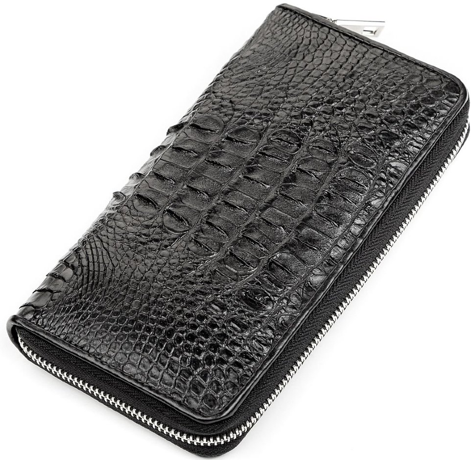 

Кошелек CROCODILE LEATHER 18268 из натуральной кожи крокодила Черный черный