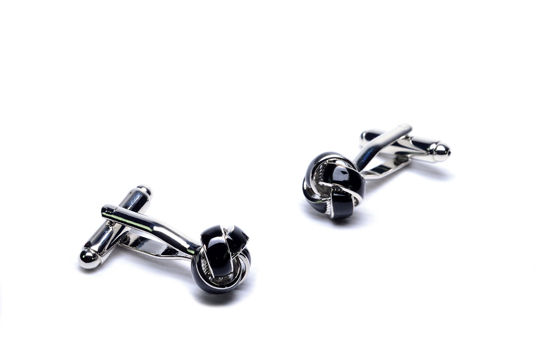 

Запонки Pasadore Black Knot 16111cs черные
