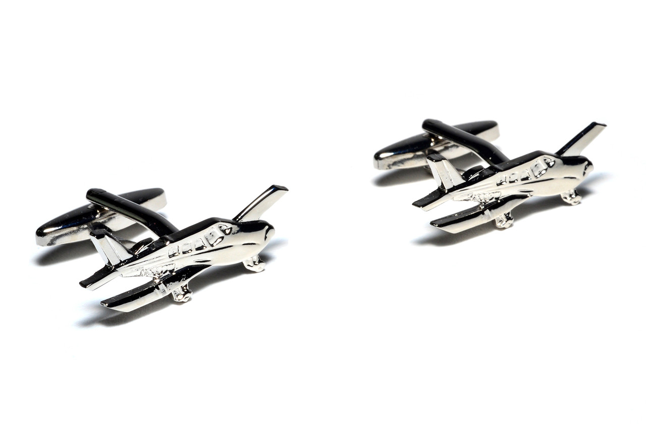 

Запонки Pasadore Airplane 23344CS серебристые