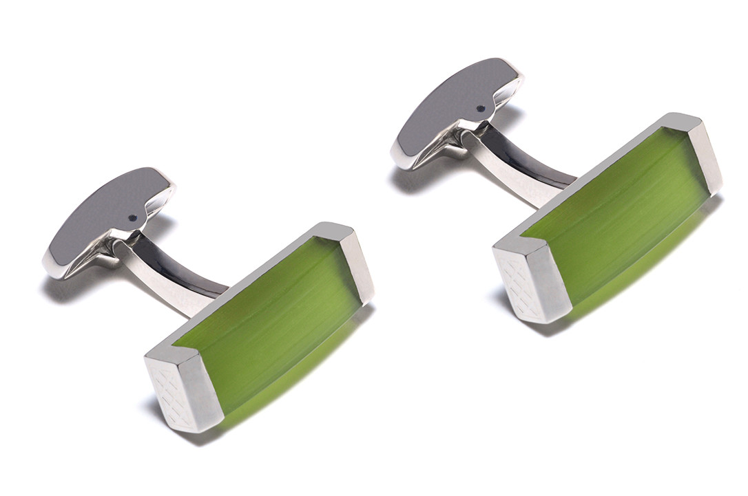 

Запонки Belvedero Greenery 00039cs зеленые