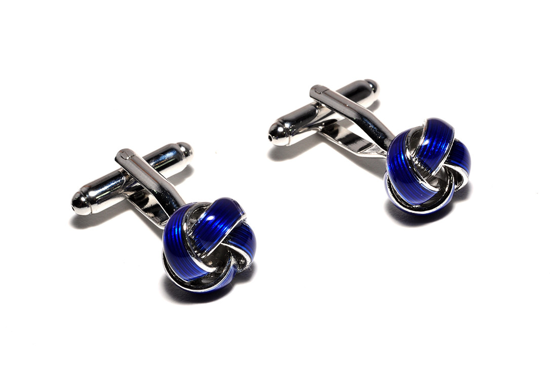 

Запонки Pasadore Blue Knot 16141cs синие