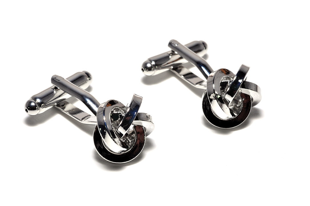 

Запонки Pasadore Silver Knot 22331CS серебристые