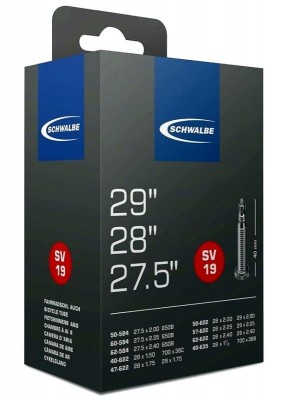 

Камера Schwalbe 27,5" x 2,0 / 29" x 2,40 SV Presta 40мм (DES006)