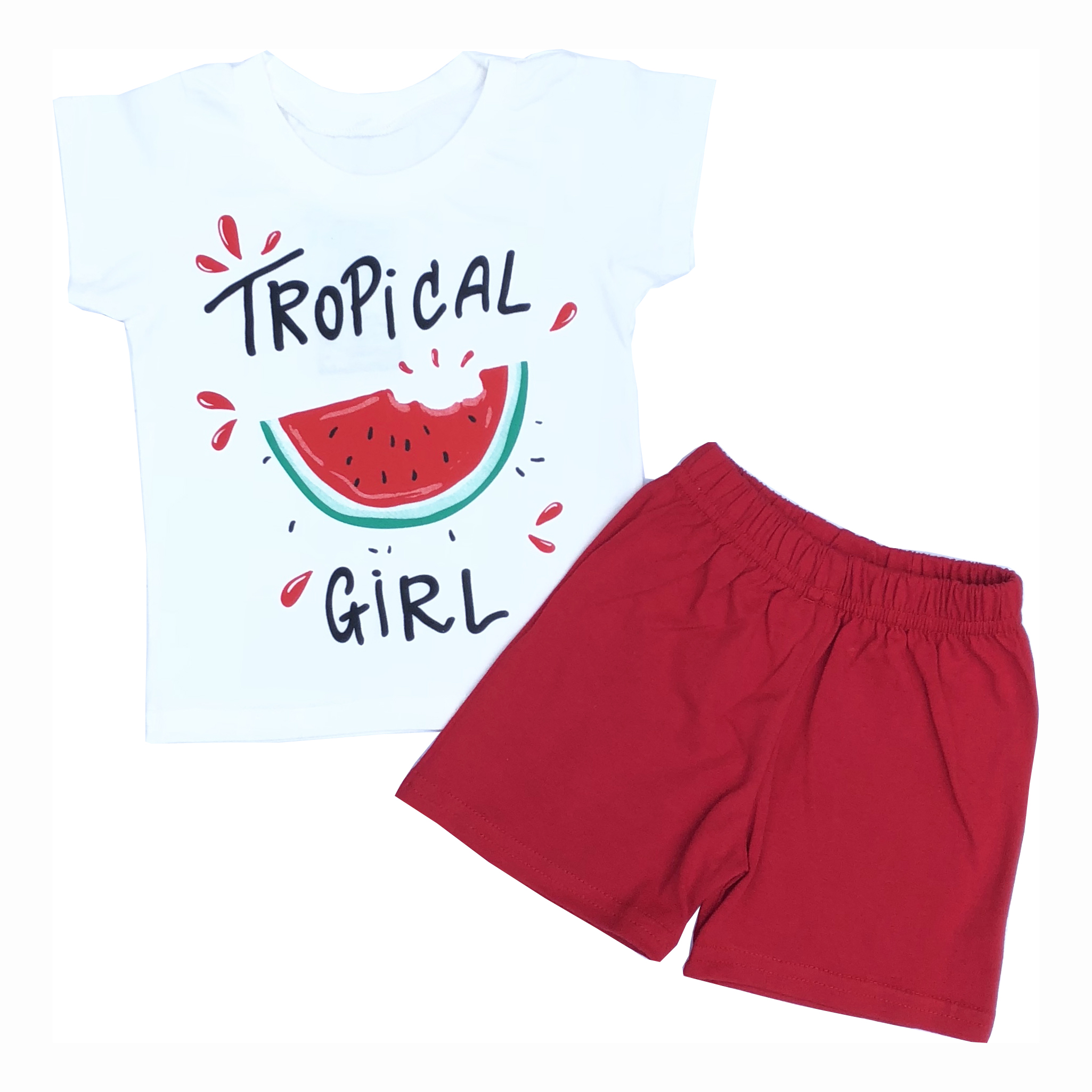 

Костюм (футболка + шорты) Tropical Girl 86-92 см (1082-01)
