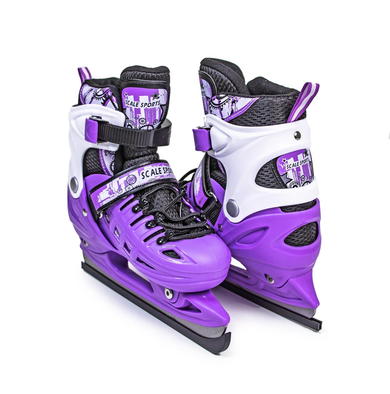 

КОНЬКИ РАЗДВИЖНЫЕ SCALE SPORT VIOLET Р 29-33