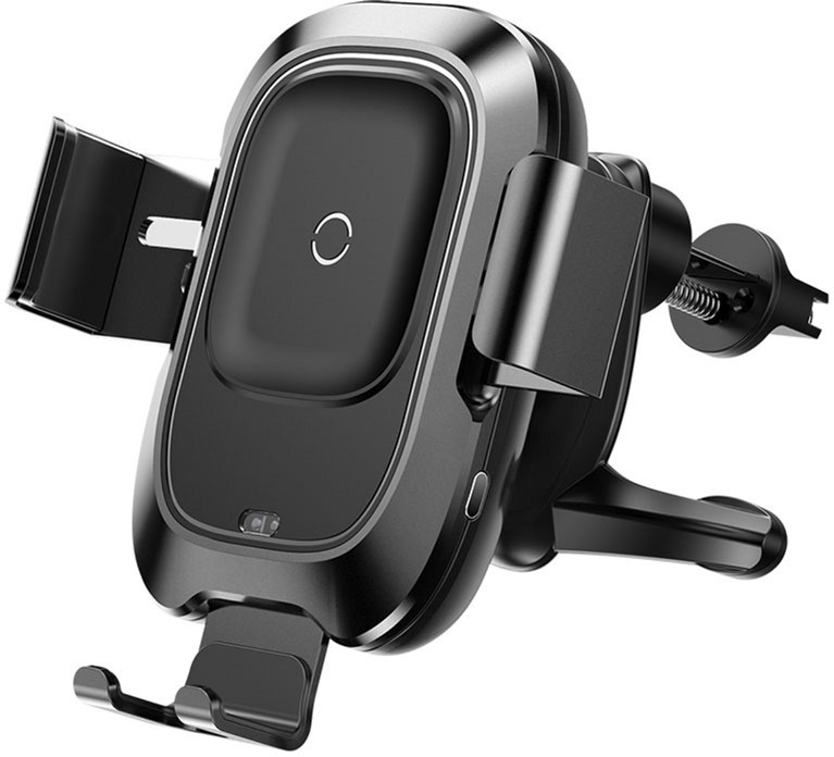

Автодержатель для телефона с беспроводной зарядкой Baseus Smart Vehicle Bracket Black